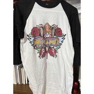 Vintage Aerosmith Permanent Vacation 1997 Original concert T-Shirt, XL, Ohio NEW